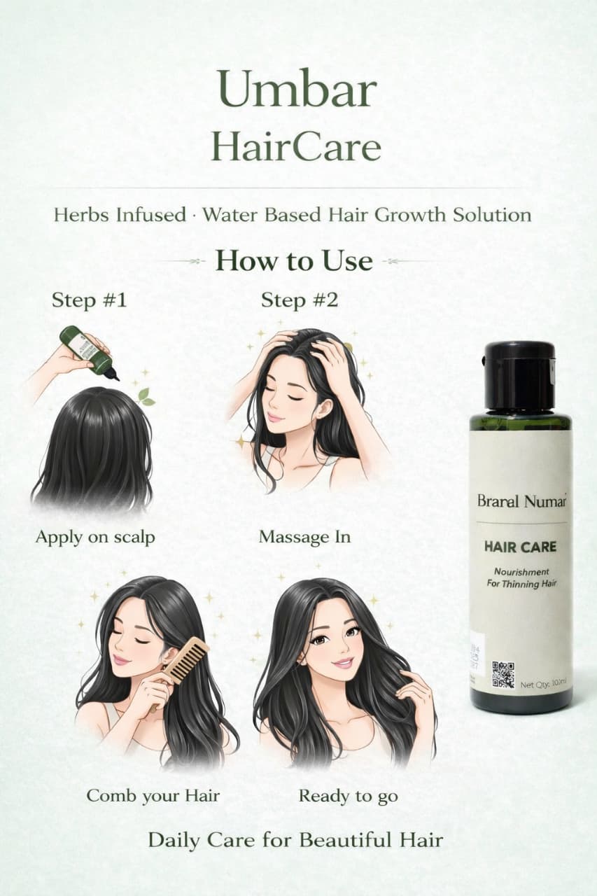 Umbar Hair Care (Oil free - Water Base)