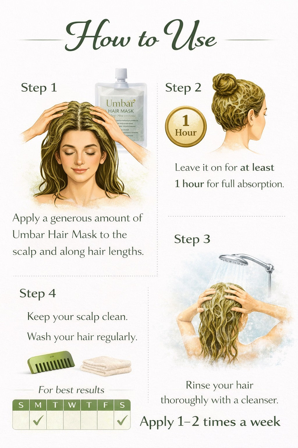 Umbar Hair Mask and Hair Care
