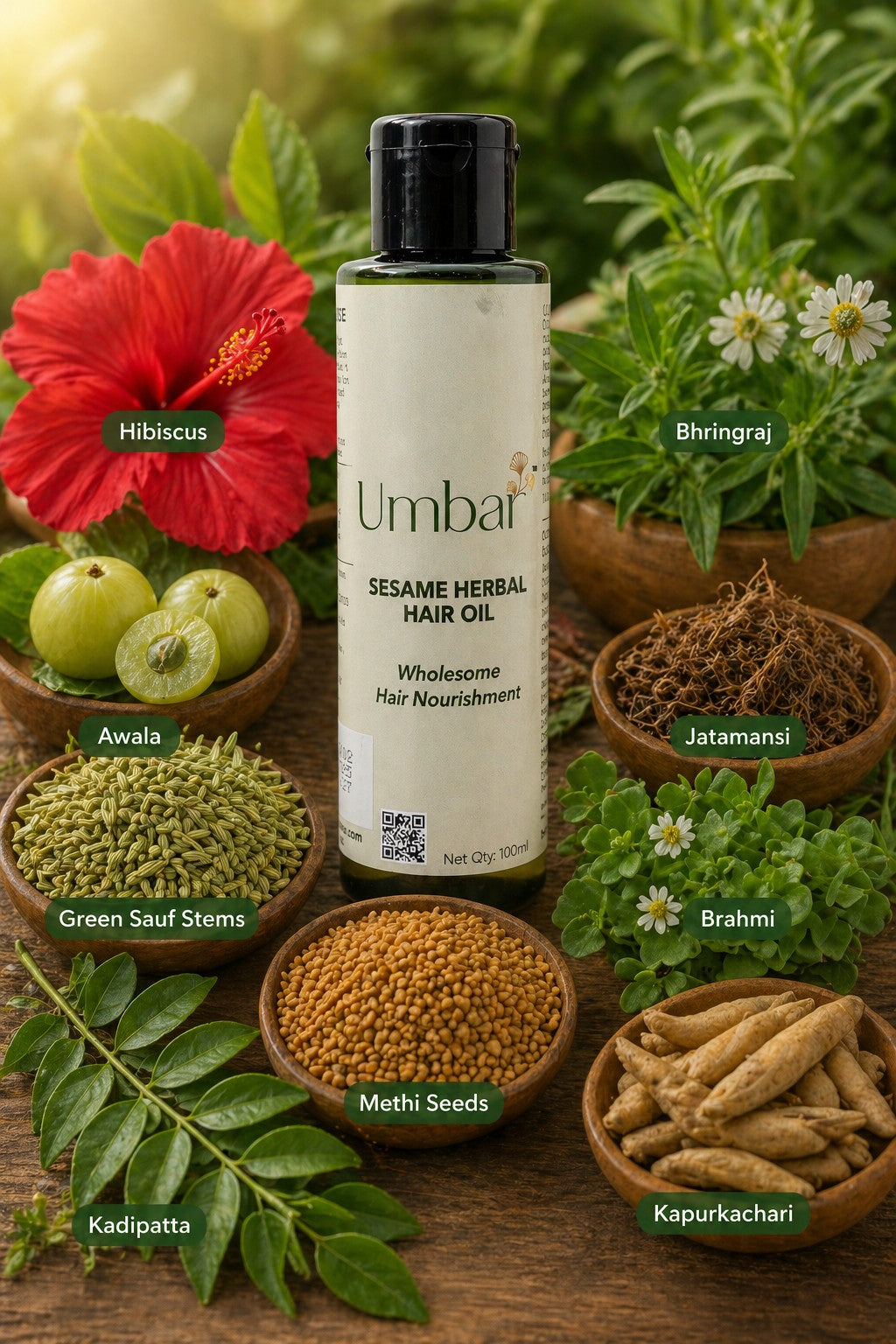 Umbar Sesame Herbal Hair Oil