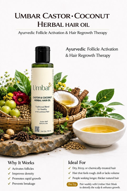 Umbar Castor & Coconut Herbal Hair Oil