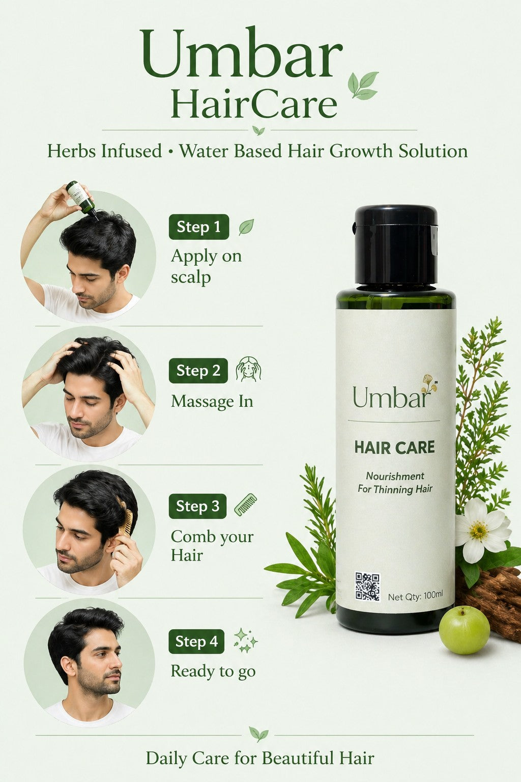 Umbar Hair Care (Oil free - Water Base)